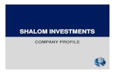 Shalom Investment Corporate Profile 20170101