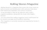 Rolling Stones Magazine