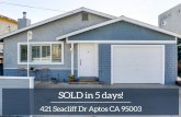 SOLD in 5 Days! We Can Sell Your Santa Cruz Beach Home Too!