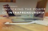 Unlocking intrapreneurship