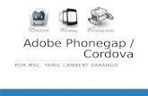 Adobe phonegap / Cordova API