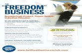 The Financial Freedom Business flyer