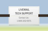 Livemail Tech Support Number 1-844-202-5571