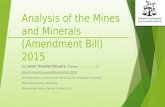 Analysis of the Mines and Minerals (Amendment) Bill, 2015