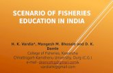 Scenario of fisheries education in india