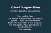 Kobold Dungeon Plans