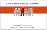 Sales Force Management Presentation 2