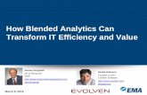 How Blended Analytics Can Transform IT Efficiency and Value
