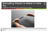 Extrusion of Plastic Metal Combinations - in One Go!