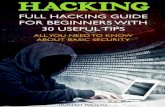 Hacking( Full hacking guide for beginners)