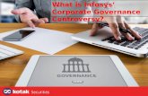 What is Infosys’ corporate governance controversy