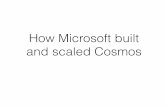 How Microsoft Built and Scaled Cosmos