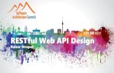 RESTful Web API Design - software-architects.com