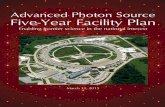 Advanced Photon Source Five-Year Facility Plan