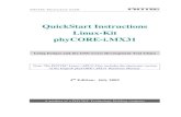 QuickStart Instructions Linux-Kit phyCORE-i.MX31