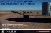 navajo solar desalination demonstration pilot project