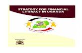 Strategy for Financial Literacy in Uganda - August 2013