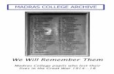 Madras College Archive