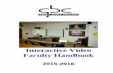 Interactive Video Faculty Handbook