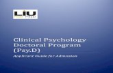 Clinical Psychology Doctoral Program (Psy.D)