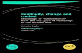 Continuity, change and contest: meanings of 'humanitarian' from the ...