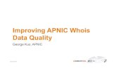 Improving APNIC Whois Data Quality