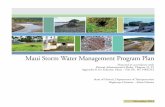 Maui Storm Water Management Program Plan