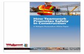 How Teamwork Promotes Safety in Construction