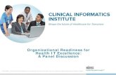 Organizational Readiness for Health IT Excellence: A Panel ...