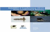 MAMBO 2 Conference 2015 Post-conference Report