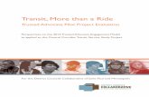 Transit, More than a Ride – Trusted Advocate Pilot Project Evaluation