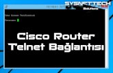 Cisco Router Telnet Ayarlari | Cisco Telnet Ayarlari