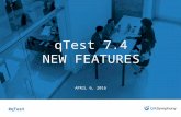 qTest 7.4: New Features