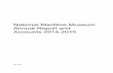 National Maritime Museum annual report and accounts 2014 to 2015