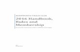 2012 Handbook, Rules and Membership