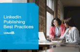 LinkedIn Publishing Best Practices - onefpa.org