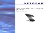 802.11ac USB WiFi Adapter A6200 - Netgear