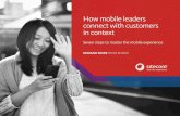 How mobile leaders connect with customers in context