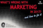 What’s Wrong with Marketing in 2017 (and how to fix it)