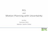 FCL and Motion Planning with Uncertainty