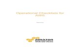 Operational Checklists for AWS