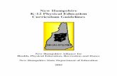 New Hampshire K-12 Physical Education Curriculum Guidelines