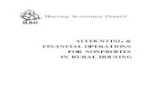 Accounting & Financial Operations for Nonprofits in Rural Housing