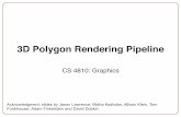 3D Polygon Rendering Pipeline