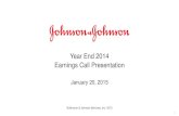 Year End 2014 Earnings Call Presentation