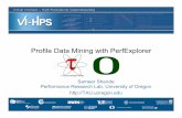 Profile Data Mining with PerfExplorer