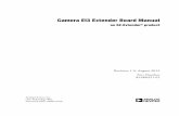Camera EI3 Extender Board Manual, Revision 1.0, August 2012
