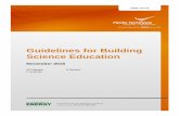 Guidelines for Building Science Education