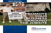 PROMOTE YOUR BUSINESS AROUND THE JOBSITE