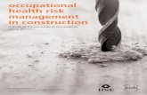 Occupational health risk management in construction